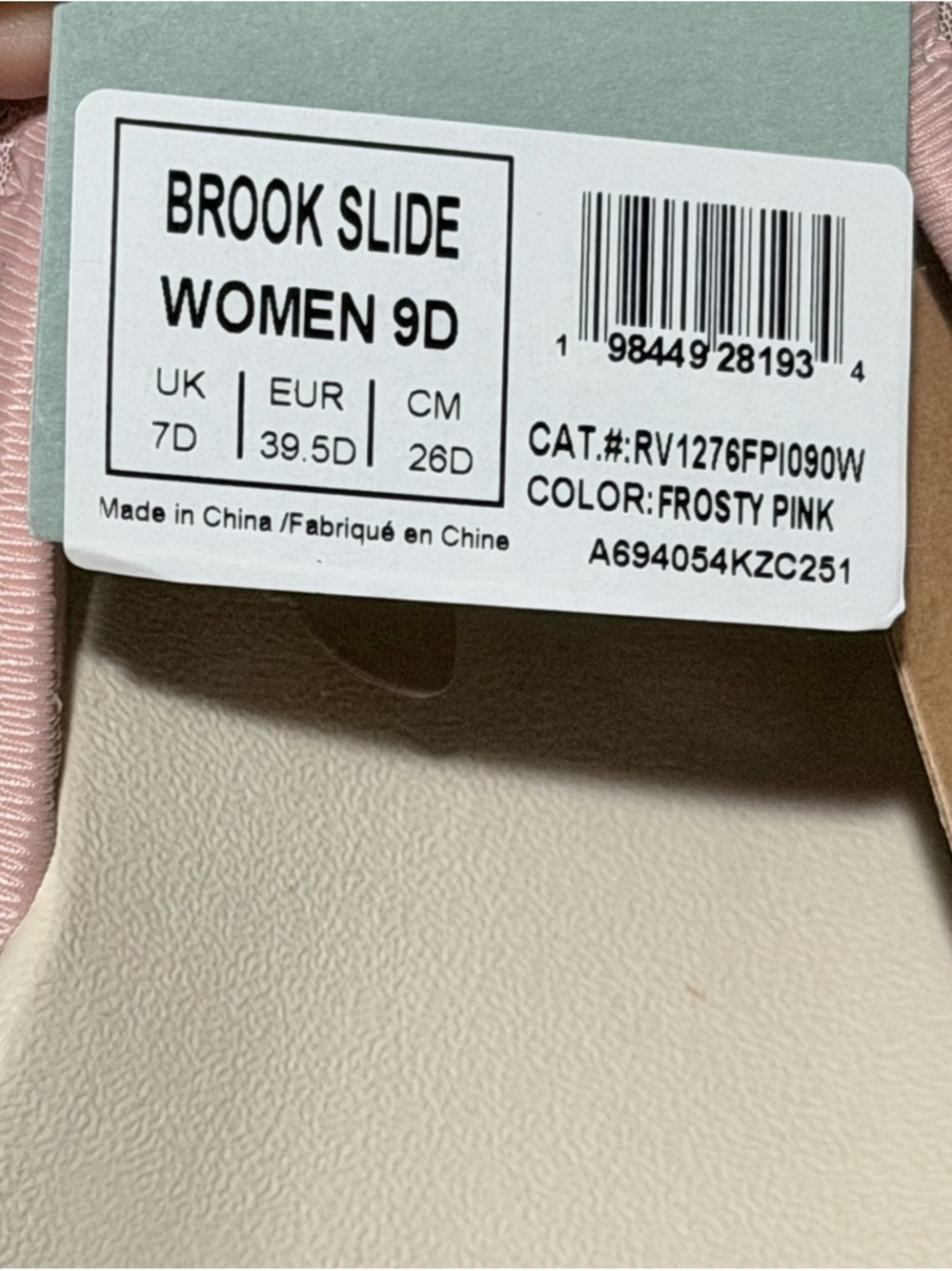 REVITALIGN Women’s Metallic Pink Slide Sandals - Picture 5 of 6